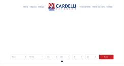 Desktop Screenshot of cardelli.com.br